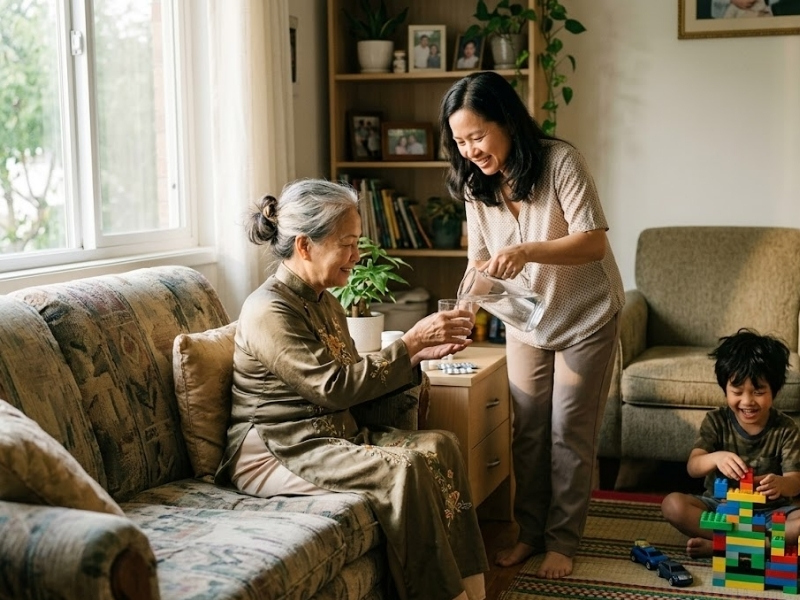 Các hoạt động tương tác, chăm sóc người bệnh thông thường hoàn toàn an toàn
