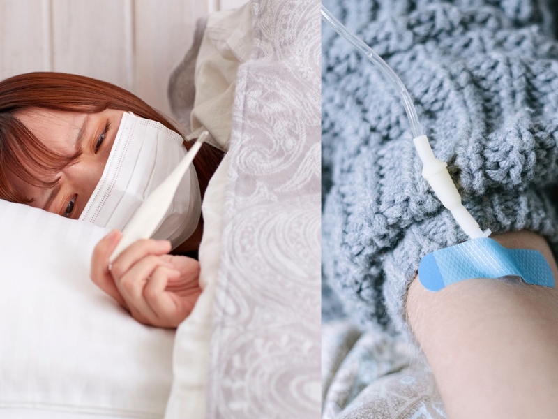 Sốt chỉ truyền nước khi cần và phải có chỉ định y tế