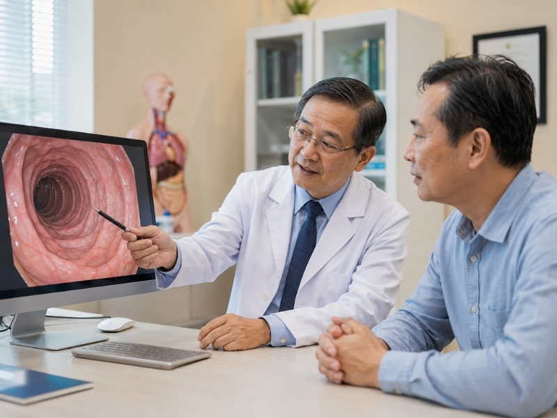 Nội soi là phương pháp cận lâm sàng cốt lõi cần kết hợp với xét nghiệm máu tìm marker