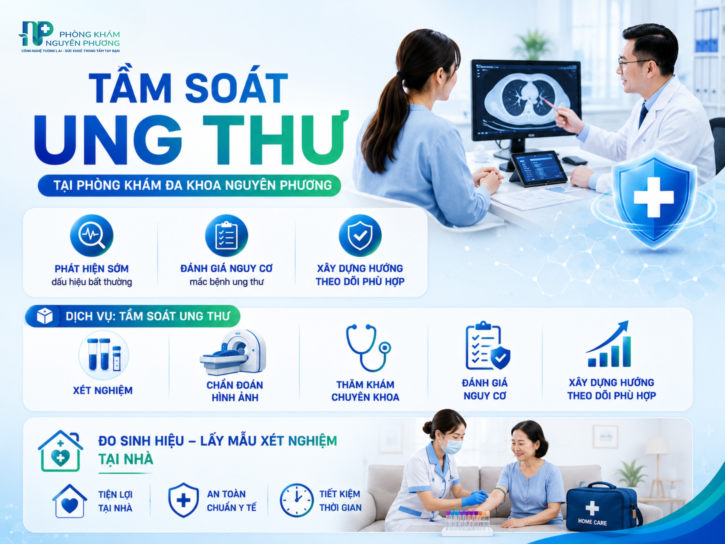 Tầm soát ung thư định kỳ giúp phát hiện sớm nguy cơ và tăng cơ hội điều trị hiệu quả